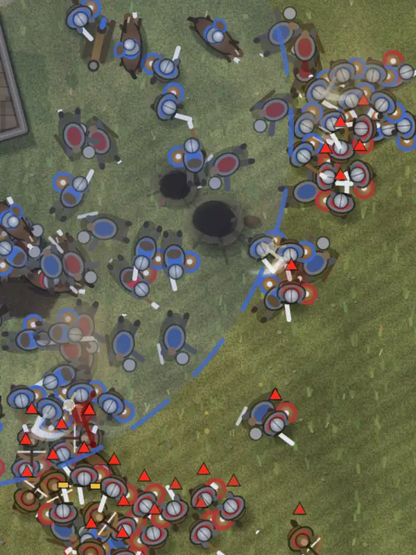 Château Gaillard in Any War: knights and soldiers clash as the attackers storm the castle